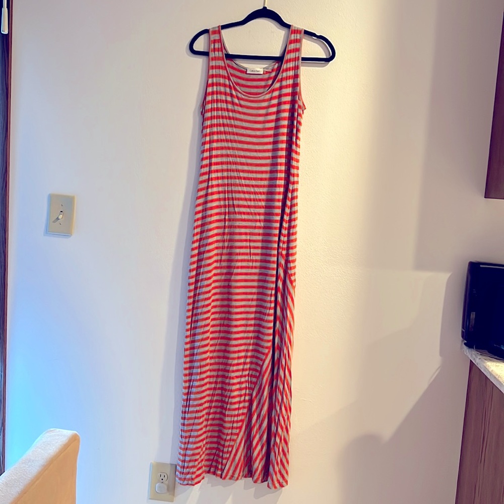 Womens Calvin Klein multicolored maxi dress size 6/Medium